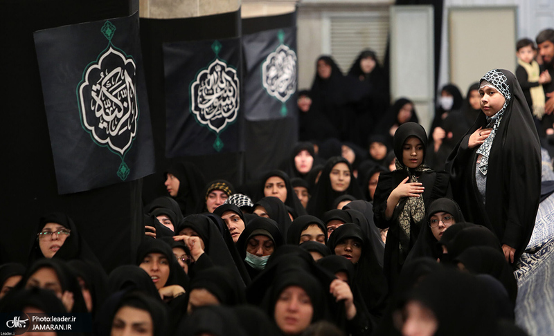 مراسم عزاداری شب شهادت حضرت فاطمه‌زهرا (س) در حسینیه امام خمینی