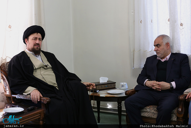 دیدار مدیران و کارکنان موسسه اعتباری کوثر با سید حسن خمینی‎