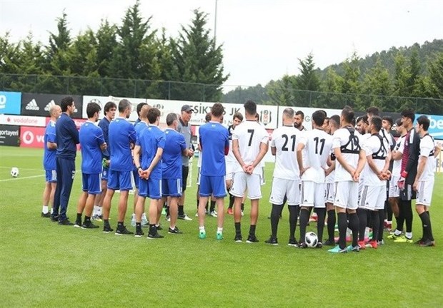 تمرین نوبت صبح تیم ملی در کمپ بشیکتاش برگزار شد
