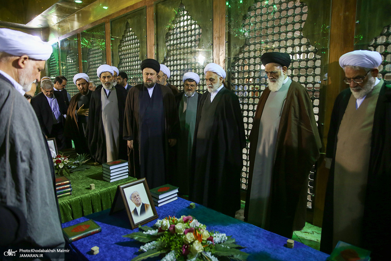 تجدید میثاق رئیس قوه قضاییه و جمعی از اعضای دستگاه قضا با آرمان های حضرت امام خمینی (س)-2