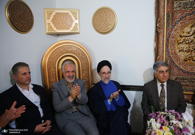 شعرخوانی «قاسم رفعتی» در دیدار نوروزی سید محمد خاتمی