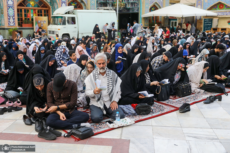 مراسم دعای عرفه در حرم مطهر امامزاده صالح (ع) تجریش