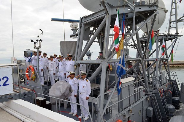 رزمایش مشترک ایران و آذربایجان در دریای خزر + عکس ها