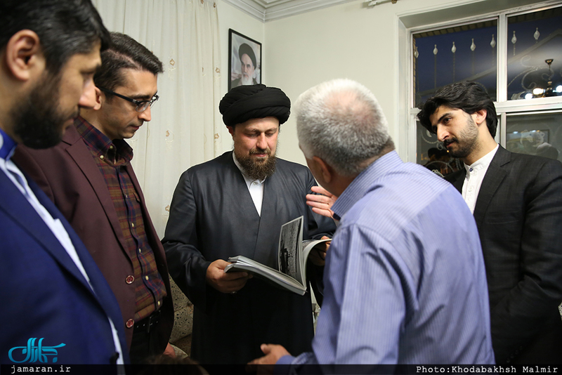 دیدار اعضای انجمن روزنامه نگاران دفاع مقدس با سید حسن خمینی 