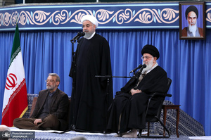 دیدار مسئولان نظام و میهمانان کنفرانس وحدت اسلامى‌ با رهبر معظم انقلاب