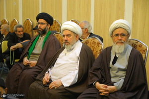مراسم چهلمین روز درگذشت مرحوم آیت الله سید هادی سیستانی در قم‎