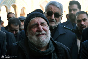 مراسم تشییع و خاکسپاری پیکر اشرف بروجردی