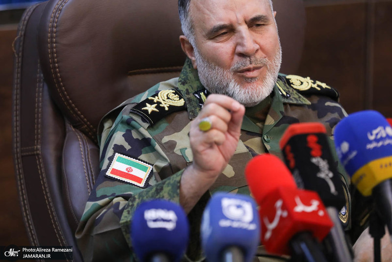 نشست خبری فرمانده نیروی زمینی ارتش