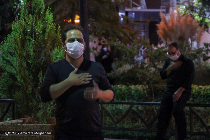 عزاداری شب اول محرم در امام زاده صالح و مسجد ارک تهران 