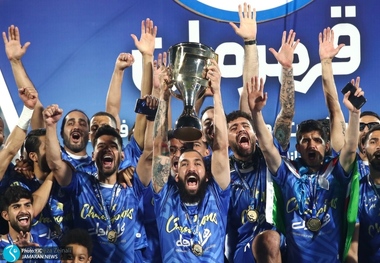 سربازهای استقلال در جشن قهرمانی استقلال+عکس