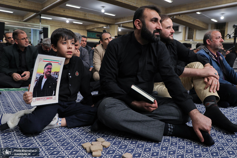 مراسم عزاداری شب شهادت حضرت زهرا (س) در حسینیه امام خمینی(ره)