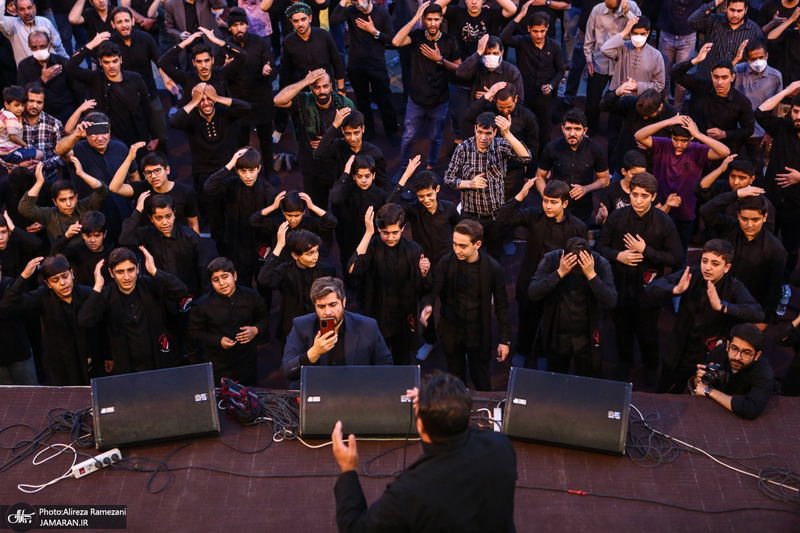 مراسم شهادت امام جعفر صادق (ع) در میدان امام حسین (ع)