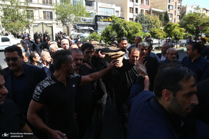 مراسم تشییع پیکر حجت الاسلام و المسلمین علی اصغر رحمانی خلیلی