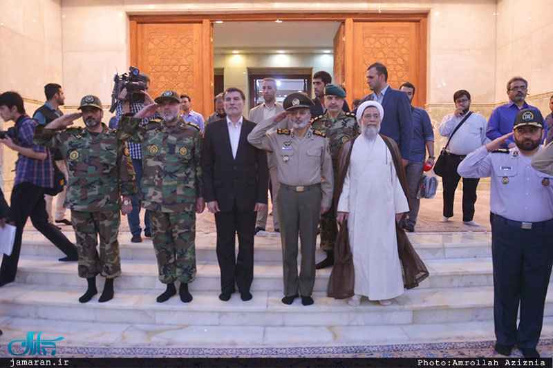 تجدید میثاق فرماندهان عالی رتبه ارتش جمهوری اسلامی ایران با آرمان حضرت امام