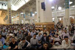 حال و هوای حرم کریمه اهل بیت(ع) در شب میلاد امام رضا(ع)