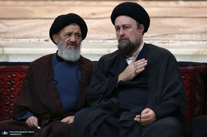 مراسم سوگواری شب اربعین حسینی(ع) در حرم امام خمینی(س)