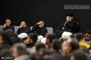 عزاداری شب شهادت حضرت فاطمه‌زهرا (س) در حسینیه امام خمینی