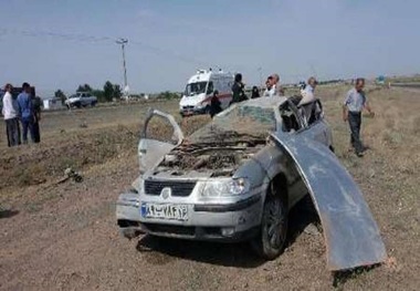 سه نفر از مصدومان حادثه واژگونی خودرو در گناباد فوت کردند