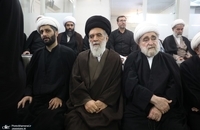 مراسم بزرگداشت رهبر شهید انقلاب از سوی آیت‌الله العظمی سیستانی در قم برگزار شد (6)