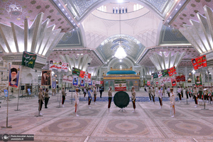 تجدید میثاق مسئولان سازمان عقیدتی سیاسی ارتش با آرمان‌های حضرت امام (س)