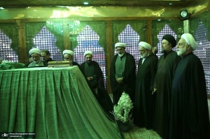 مراسم تجدید میثاق مسئولان عالی قضایی با آرمان های حضرت امام خمینی