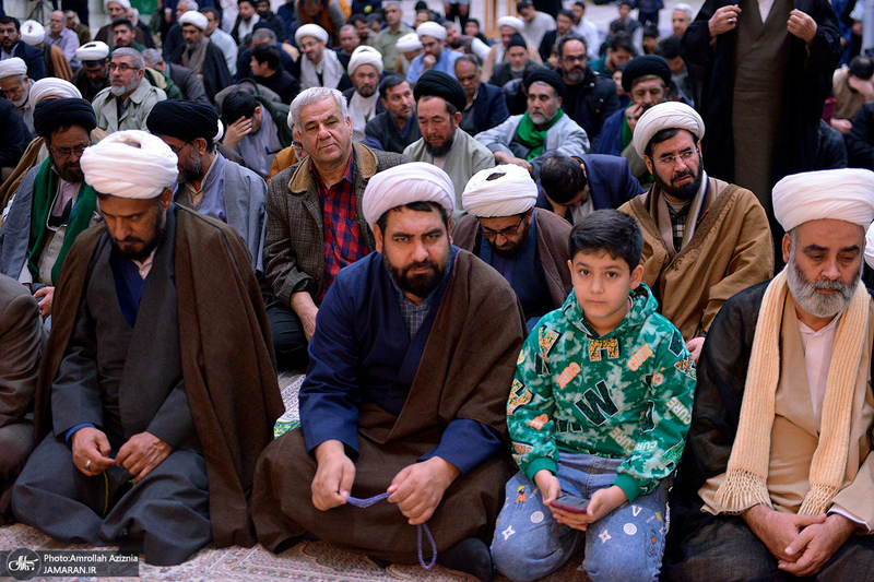 مراسم عزاداری شب شهادت امام هادی(ع) در حرم مطهر امام خمینی