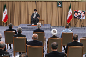 دیدار رئیس‌جمهور و اعضای هیئت دولت با رهبر معظم انقلاب