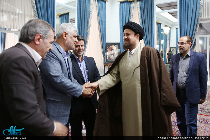 دیدار اعضای هیات مدیره مناطق گازرسانی شهر تهران با سید حسن خمینی