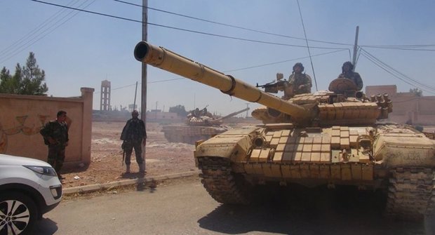 نیروهای ارتش سوریه وارد منطقه تماس با نیروهای ترکیه در منبج شدند 
