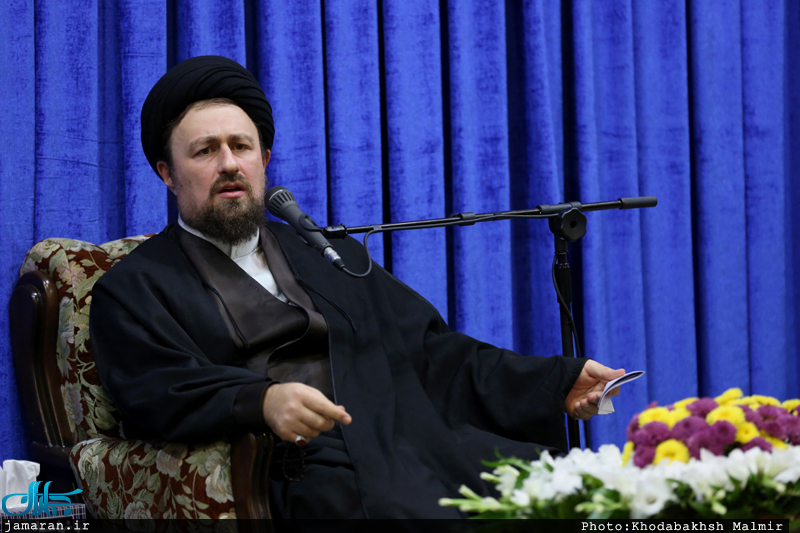 دیدار جمعی از میهمانان کنفرانس وحدت اسلامی با سید حسن خمینی