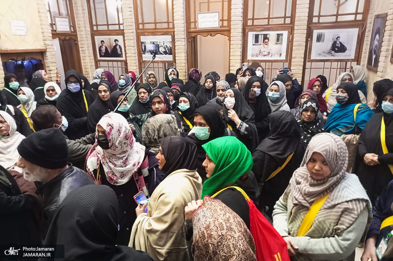 بازدید کاروان های زیارتی کشور پاکستان از بیت امام در نجف