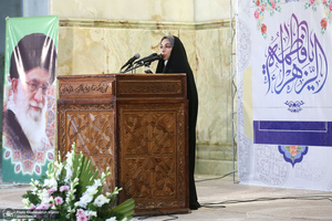 مراسم سالروز میلاد حضرت زهرا(س) و امام خمینی(ره) در حرم مطهر بنیانگذار جمهوری اسلامی ایران