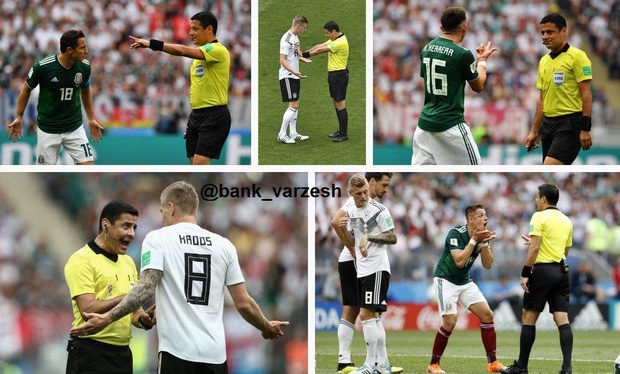  قضاوت قاطعانه تیم داوری ایرانی در جام جهانی+ عکس
