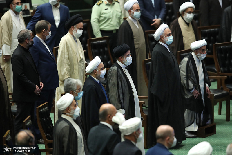 مراسم تحلیف حجت الاسلام و المسلمین رئیسی در مجلس شورای اسلامی