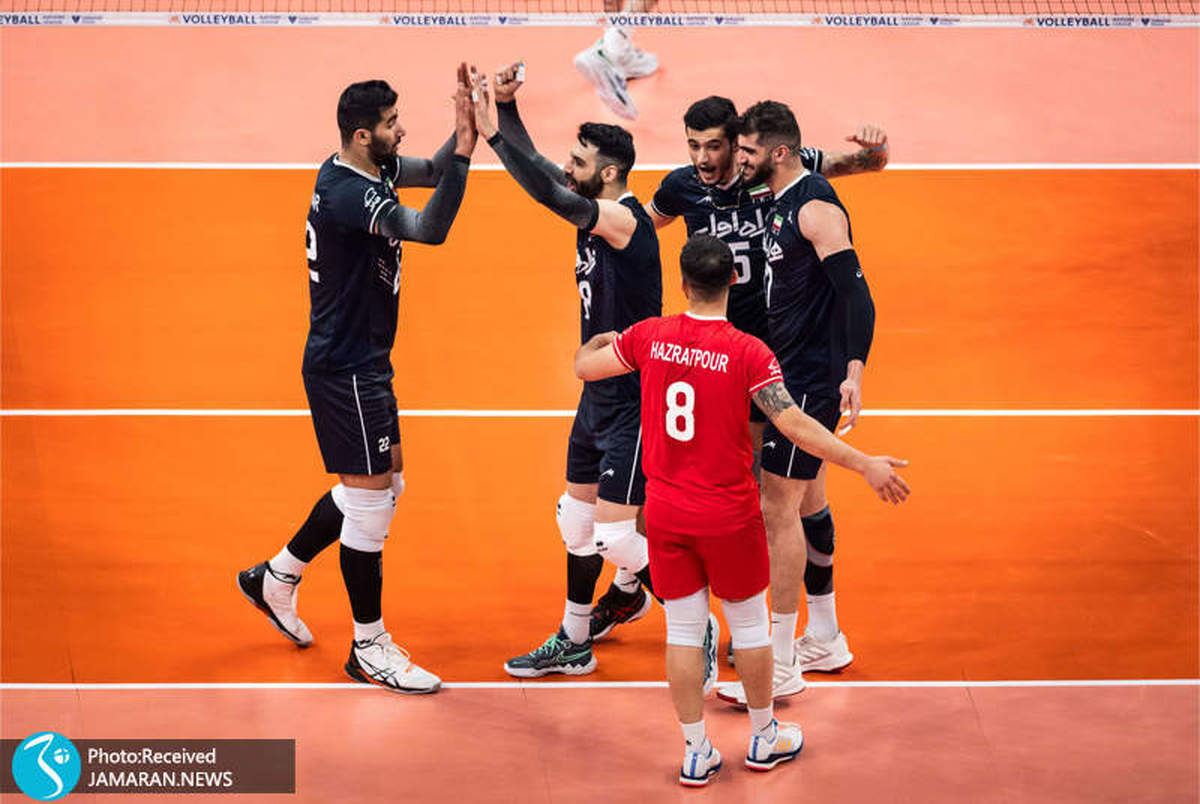 برتری مطلق آماری والیبال ایران برابر صربستان