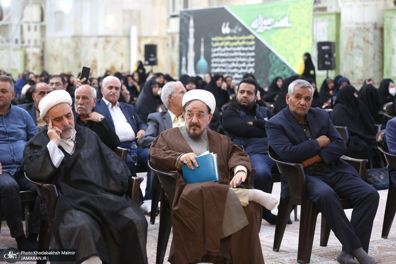 مراسم چهلمین روز در گذشت نوه قدرت الله علیخانی در حرم مطهره امام خمینی (س)
