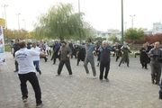 همایش ورزش و نرمش صبحگاهی در قزوین برگزار شد