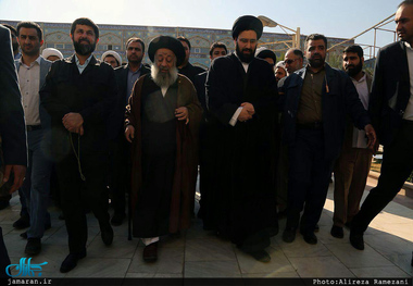 اولین روز سفر سید علی خمینی به استان خوزستان(شهر اهواز)-1