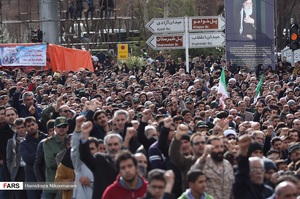 مراسم تشییع شهدای امنیت در اصفهان