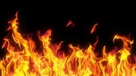 مرگ پیرمرد۸۰ ساله درمیان شعله‌های آتش