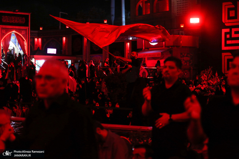 مزاسم شب تاسوعای حسینی (ع) در امام زاده صالح (ع)