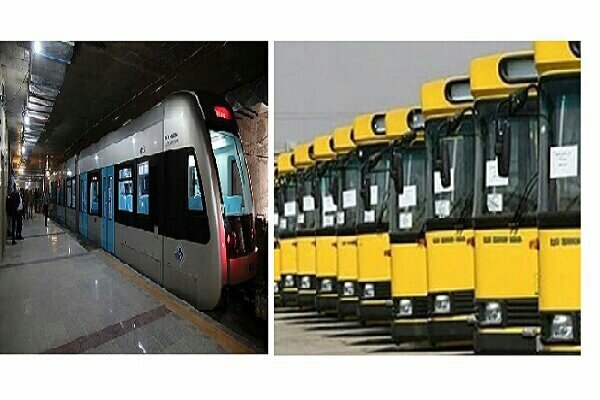 افزایش خطوط فعال اتوبوسرانی مشهد  تمدید تعطیلی مترو تا عید فطر