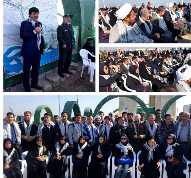 بازید مدیران و مدال‌آوران ورزشی از مناطق جنگی جنوب
