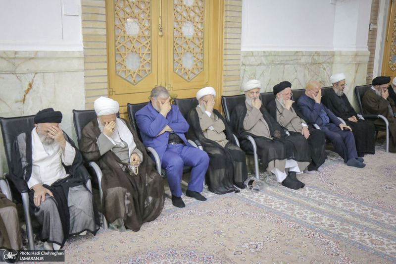 مراسم بزرگداشت آیت‌الله العظمی فیاض در حرم مطهر حضرت معصومه (س)