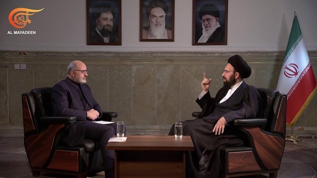 گفت و گوی سید علی خمینی با شبکه المیادین در خصوص تحولات ایران و منطقه