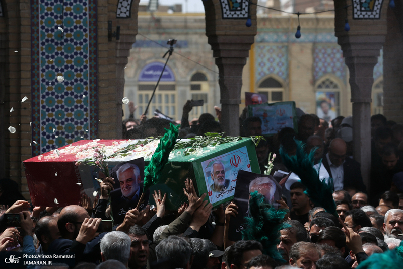 مراسم تشییع شهید محمد مهدی طهرانچی