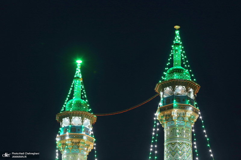 مراسم آغاز  سال 1401 در حرم کریمه اهل بیت (ع)‎