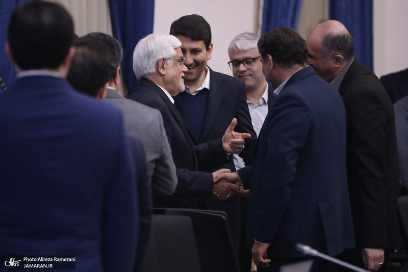 مراسم معاونان وزارت ارتباطات با حضور عارف