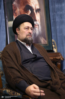 دیدار اعضا و دست اندرکاران ستاد مرکزی سی و ششمین سالگرد بزرگداشت امام خمینی با سید حسن خمینی
