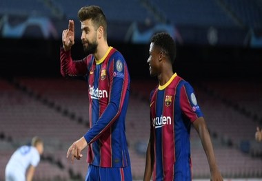 پیروزی دشوار بارسا برابر تیم کرونا زده دیناموکیف و شکست پاری سن ژرمن برابر لایپزیش